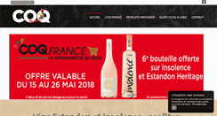 Desktop Screenshot of coqfrance.com